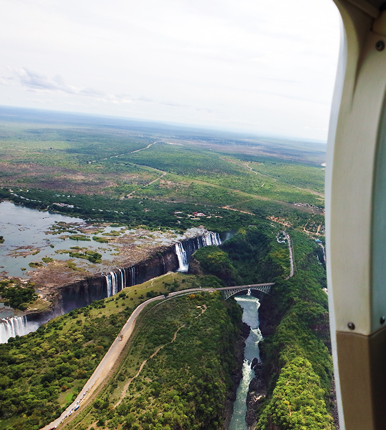 Perfect Hideaways Zimbabwe Victoria Falls Matetsi RIver Lodge Helicopter mobile