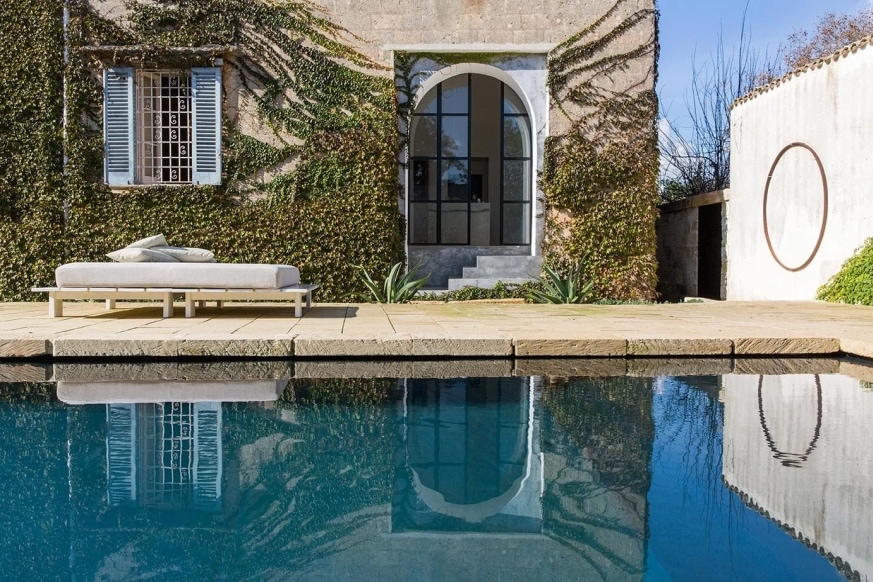 Swimming pool at Palazzo Daniele, southern Puglia, an oasis in the heat of summer.