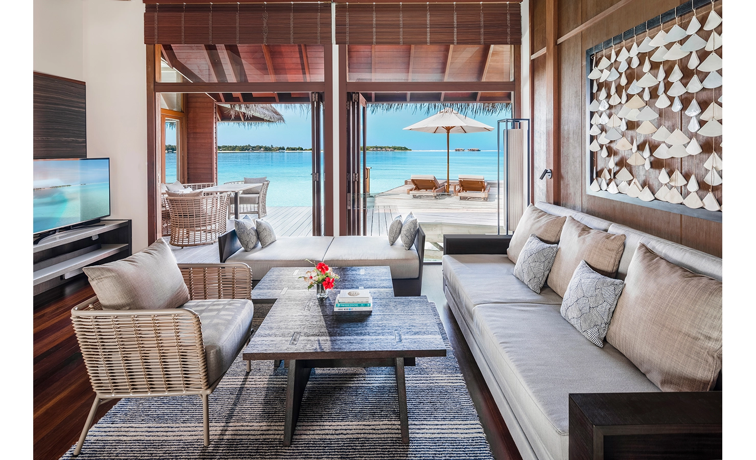 Perfect Hideaways, Conrad Maldives, Luxury accommodation sitting room