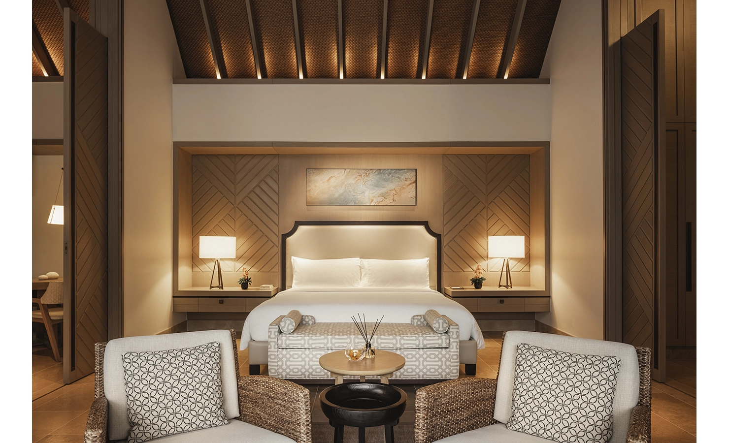 Perfect Hideaways, Waldorf Maldives, Luxury accommodation bedroom