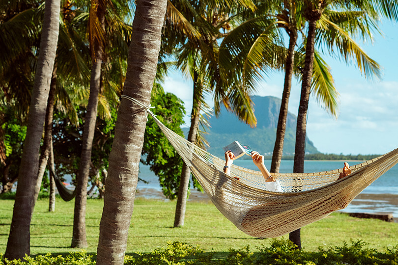 Perfect Hideaways, hammock at Enchanted Island villa, Le Morne, Mauritius