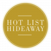 hotlist hideaways badge or sticker